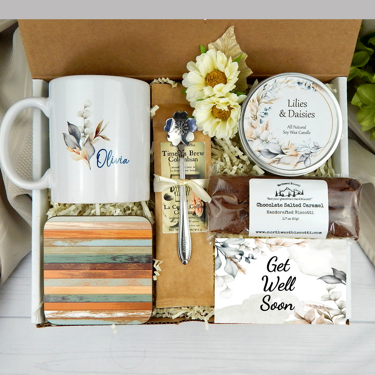 Get Well Soon Care Package - Sick Friend Gift Box – Blue Stone River