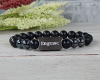 personalized mens bracelets - engraved jewelry