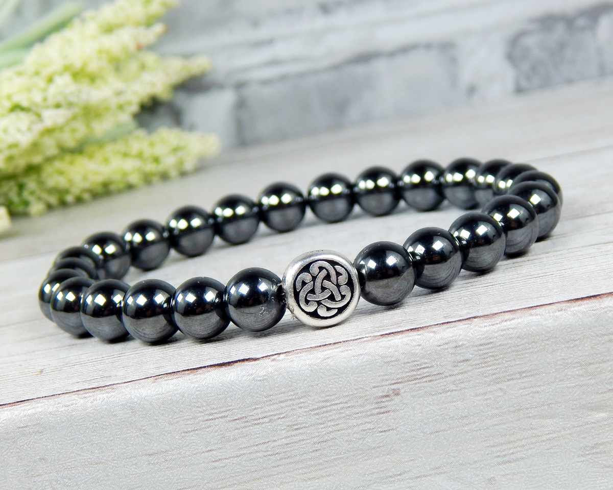 Mens celtic knot bracelet deals