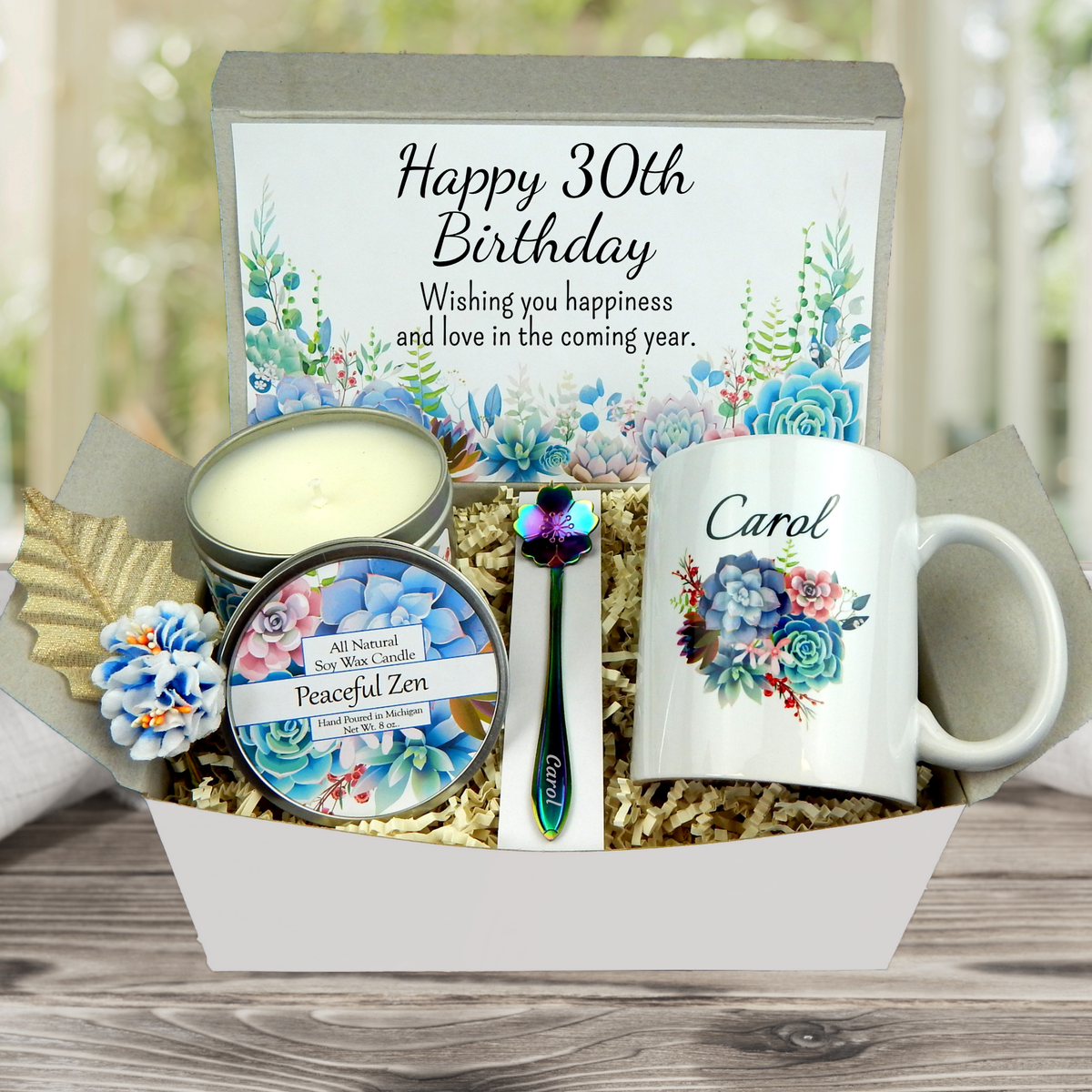 30th birthday gifts coffee mugs 30th Birthday Gift Box for Women with Personalized Mug
