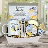 Nurse Appreciation Gift Basket Personalized and Meaningful