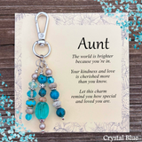 Special Aunt Purse Charm Gift – Meaningful Keepsake Keychain for Aunt