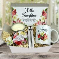 Hello Sunshine Gift Box with Personalized Mug