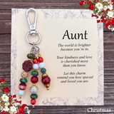 Special Aunt Purse Charm Gift – Meaningful Keepsake Keychain for Aunt