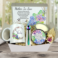 Mother-in-law Personalized Gift Basket for Birthday, Mother's Day or Christmas