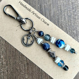 Nautical Anchor Purse Charm: Handmade Beaded Bag Accessory