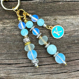 Personalized Initial Purse Charm: Artisan Handbag Accessory