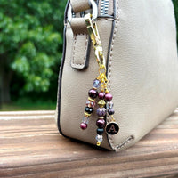 Personalized Initial Purse Charm: Artisan Handbag Accessory