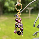 Personalized Initial Purse Charm: Artisan Handbag Accessory