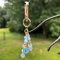 Personalized Initial Purse Charm: Artisan Handbag Accessory
