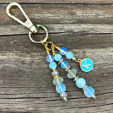 Personalized Initial Purse Charm: Artisan Handbag Accessory