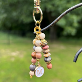 Personalized Initial Purse Charm: Artisan Handbag Accessory
