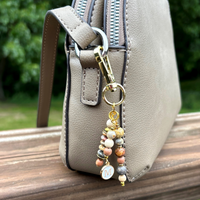 Personalized Initial Purse Charm: Artisan Handbag Accessory