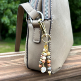 Personalized Initial Purse Charm: Artisan Handbag Accessory