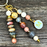 Personalized Initial Purse Charm: Artisan Handbag Accessory