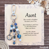 Special Aunt Purse Charm Gift – Meaningful Keepsake Keychain for Aunt