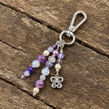 Butterfly Purse Charm – Handmade Beaded Bag Charm for Handbags, Backpacks & Totes