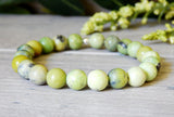 green grass turquoise gemstone bracelet
