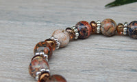 beaded bohemian bracelet