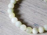 beaded gemstone bracelet natural jade