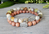 stacked bracelets
