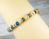 ocean inspired shell bracelet beach jewelry
