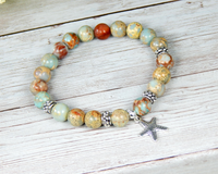 ocean inspired jewelry handmade starfish bracelet