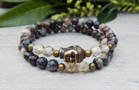 buddha jewelry gemstone yoga bracelet