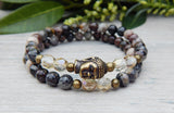 buddha jewelry gemstone yoga bracelet