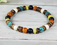 mens handmade beaded bracelet