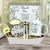 Thank You Gift Box For Women with Personalized Mug