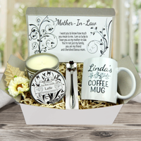 Mother-in-law Personalized Gift Basket for Birthday, Mother's Day or Christmas