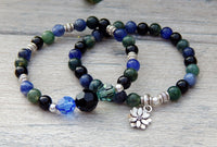 set of 2 nature bracelets