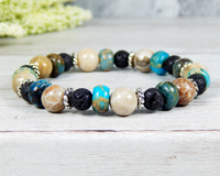 hippie chic jewelry for women gemstone bracelet