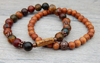 boho jewelry beaded bracelet set
