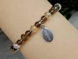 anniversary gift crystal bracelets engraved jewelry