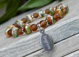 earthy jewelry custom engraved bracelet