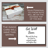 Get Well Soon Gift Box with Healing Herbal Teas and Keepsake Mug