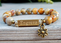 personalized jewelry inspirational gift message bracelet
