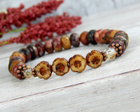 Nature Jewelry for Women - Flower Bracelet - Gift for Nature Lover