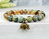 ganesh elephant charm bracelet