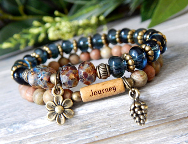 Journey Nature Bracelet Choose your word by Stone River