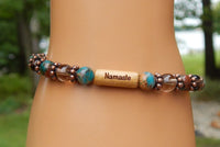 bracelet with words of inspiration