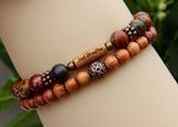 inspirational bracelet with inspiring word bead