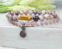 patience bracelet with infinity charm jewelry