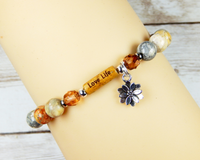 word jewelry for women handmade yoga bracelets