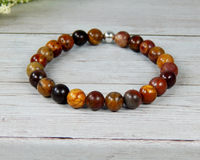 cherry creek jasper bracelet handmade gemstone jewelry