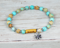 yoga bracelets for women blue gemstone jewelry