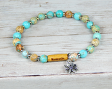 yoga bracelets for women blue gemstone jewelry