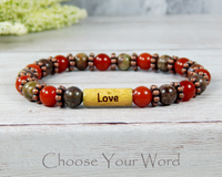 inspirational message bracelet for women love jewelry